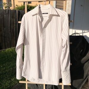 Gucci Men’s Striped French Cuff Dress Shirt 17